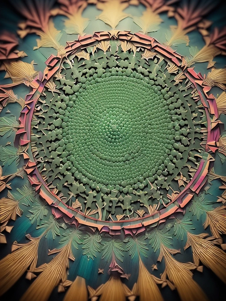 ((Radial symmetry, beautifully colored geometryvitro style:1.5)),((Imaginative scene)),((perfect, meticulously detailed: 1.4)), ((full shot: 1.4)), ((Best quality)), ( (Masterpiece)), 3D, (Hyper Detailed: 1.3), ( Photorealistic: 1.4), ((Front Camera, Front View)), 32k.