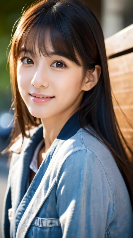 (RAW photo, highest quality)(8k, highest quality, masterpiece: 1.2), Super detailed, super resolution, (realistic, realistic photo: 1.37), Starbucks has landed in Japan, Happy, portrait, professional photos, Beautiful in high resolution, very delicate and beautiful, 8k image wallpaper, amazing details, huge file size, high detailed beautiful girl, Super detailed face, very fine eyes, Very fine skin, very small nose, highly detailed mouth, perfect anatomy,