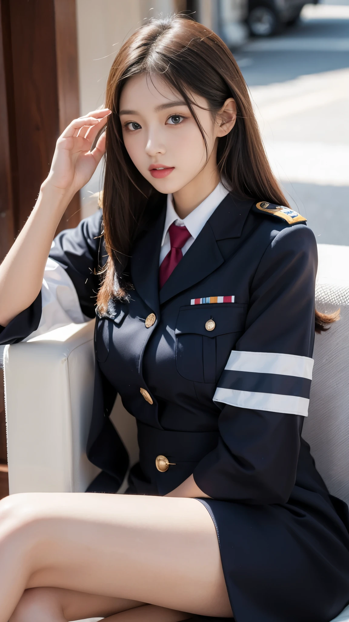 8K,cute,OL,uniform,Beauty