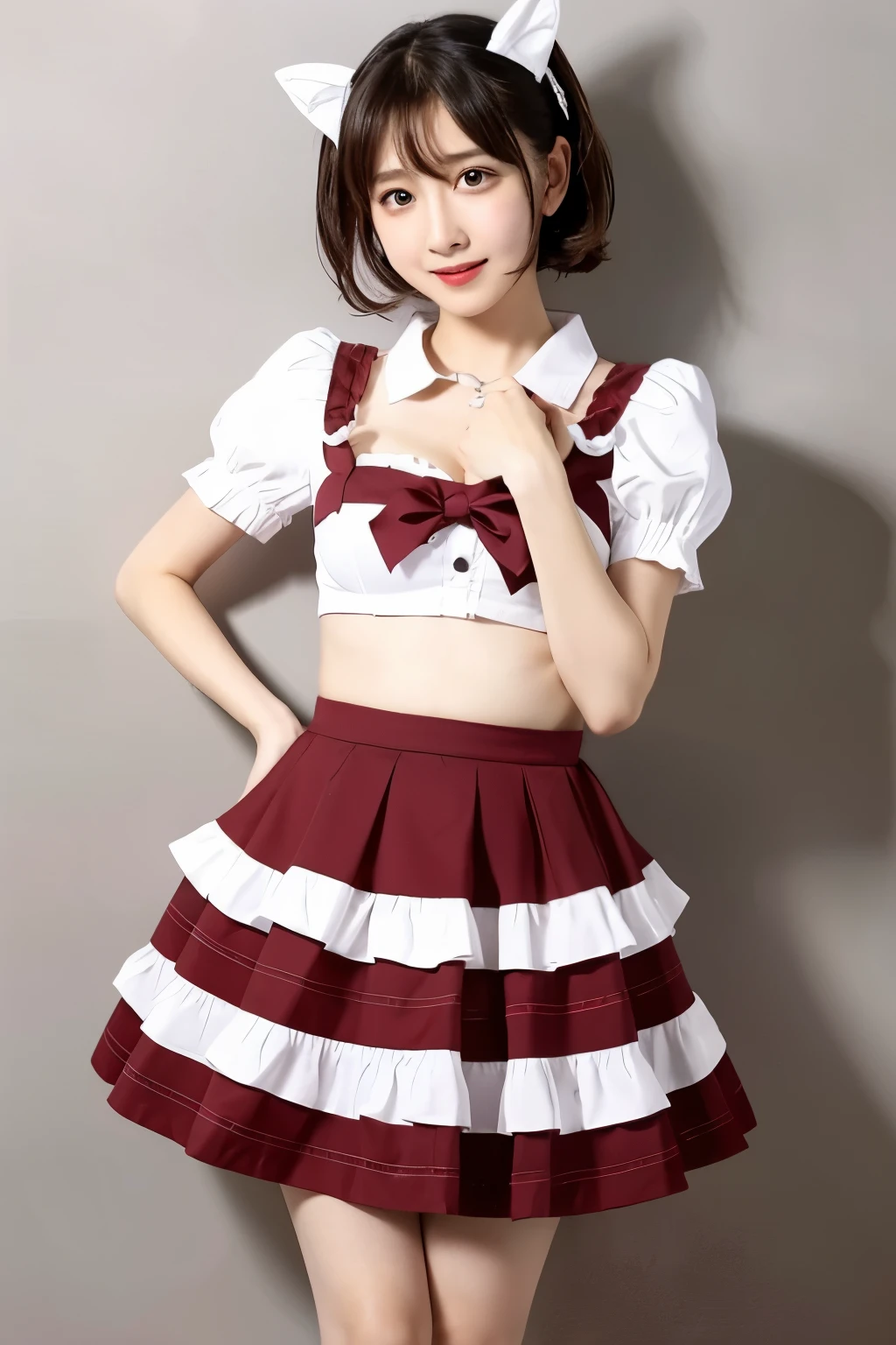 {Panty shot} Girl, woman, fluttering skirt, whole body, baby face {Lolita} Furifuri [maid] nipple

