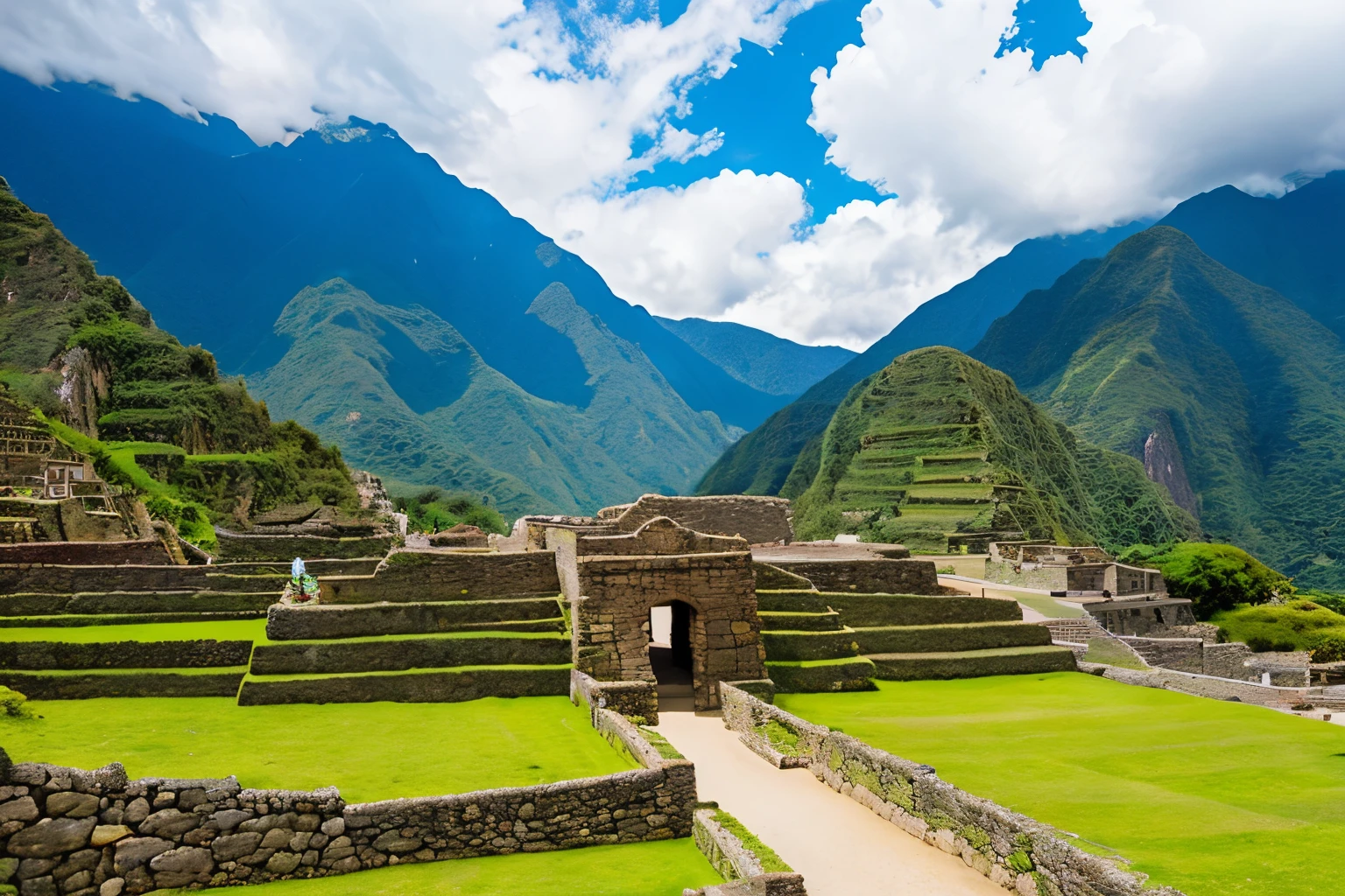 Machu Picchu, Peru: An ancient Incan citadel nestled high in the Andes Mountains, Machu Picchu is renowned for its breathtaking panoramic views and mystical aura.