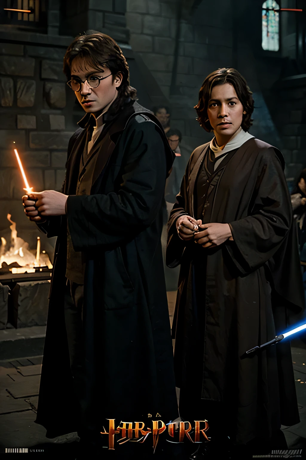 cartel harry potter x star wars