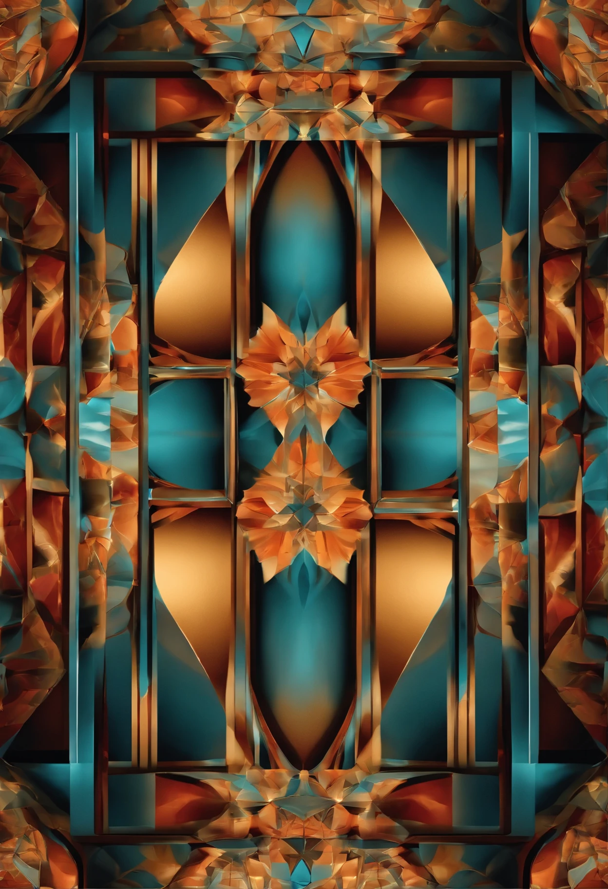 symmetry, Geometry, reflection, mirror, balance, law, line, color, abstract art, aesthetics