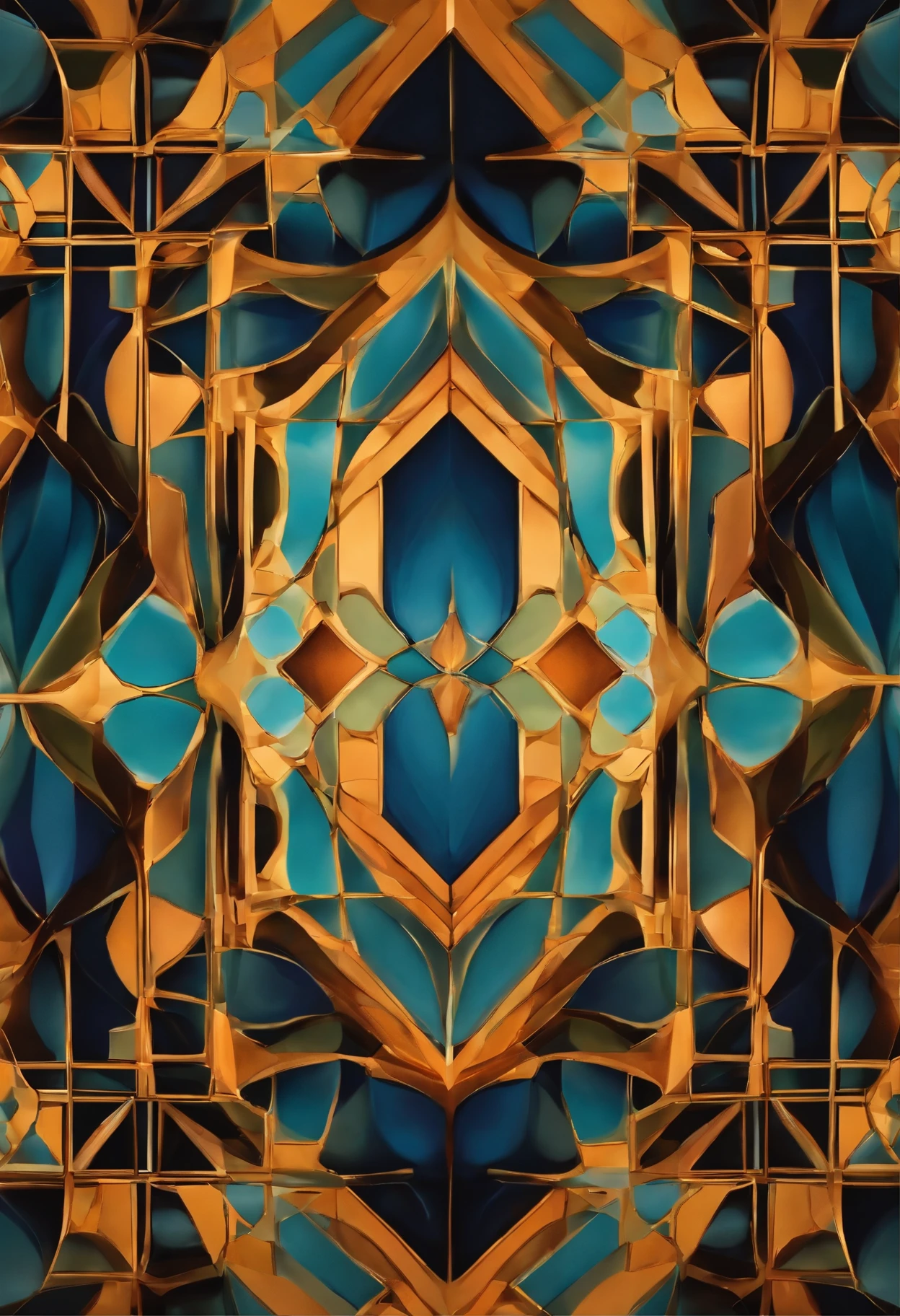 symmetry, Geometry, reflection, mirror, balance, law, line, color, abstract art, aesthetics