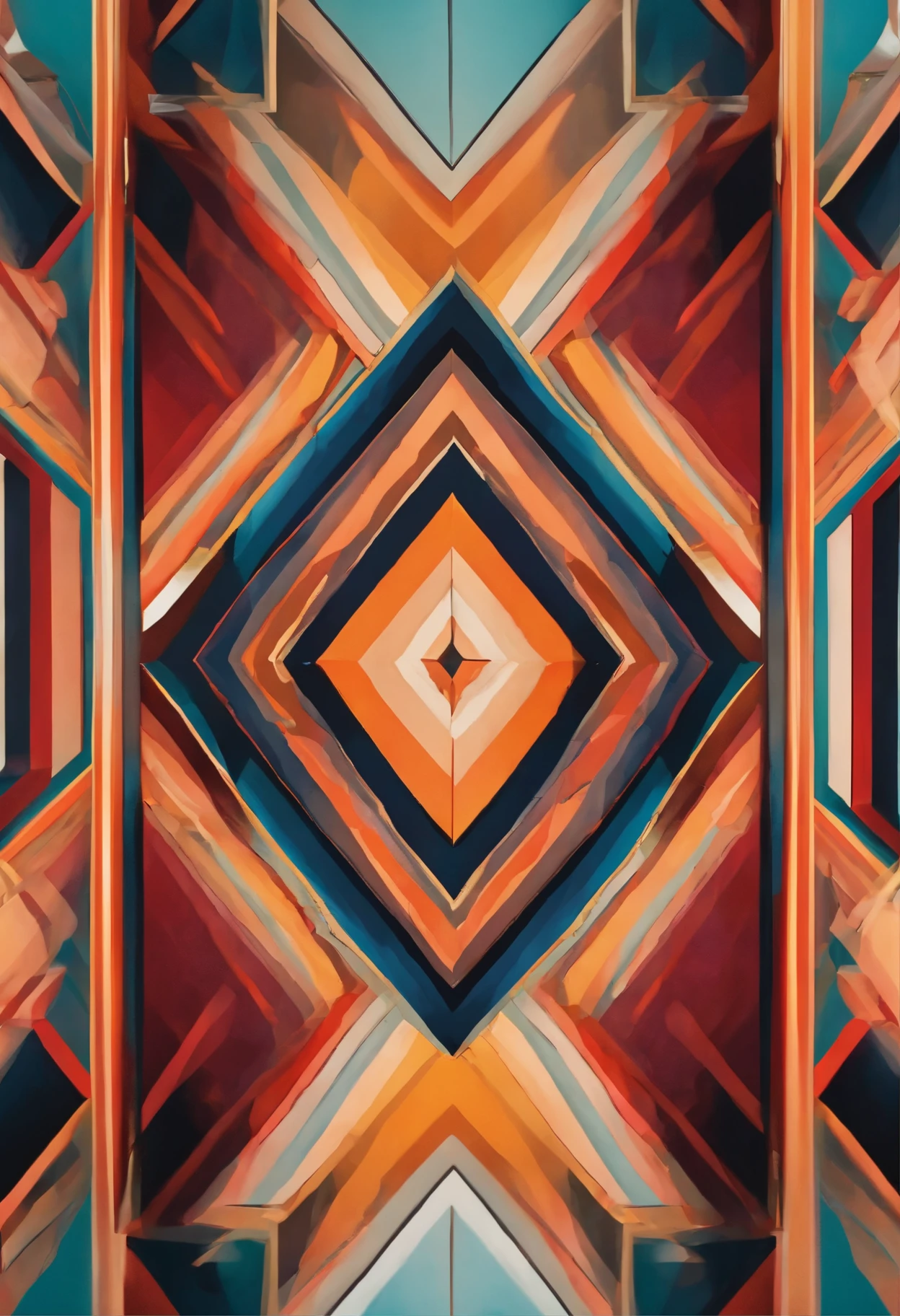 symmetry, Geometry, reflection, mirror, balance, law, line, color, abstract art, aesthetics