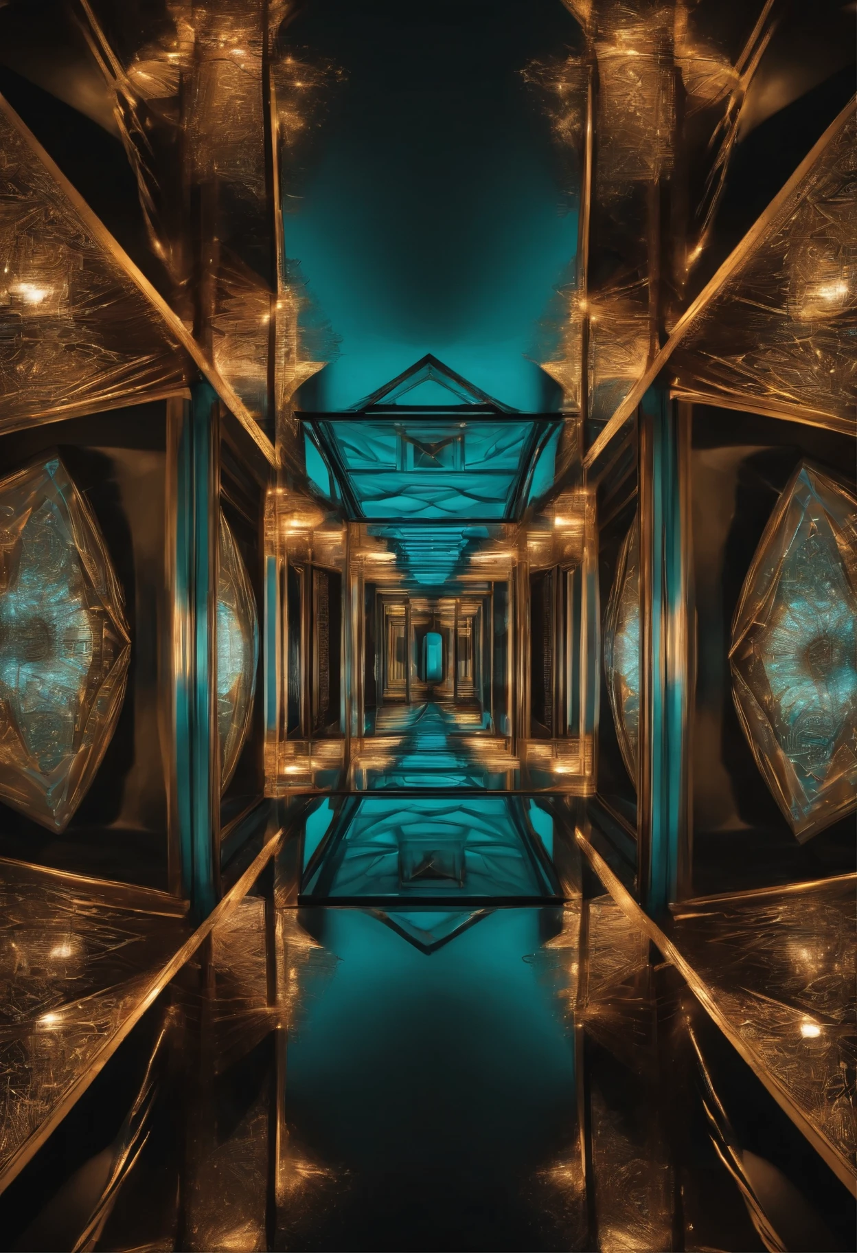 symmetry, Geometry, reflection, mirror, balance, law, line, color, abstract art, aesthetics