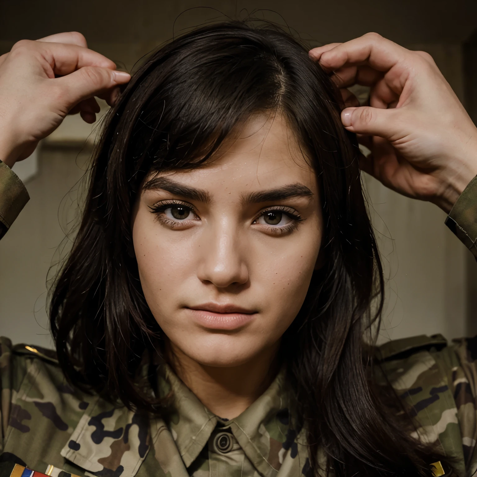 Use my face to face swap army uniform