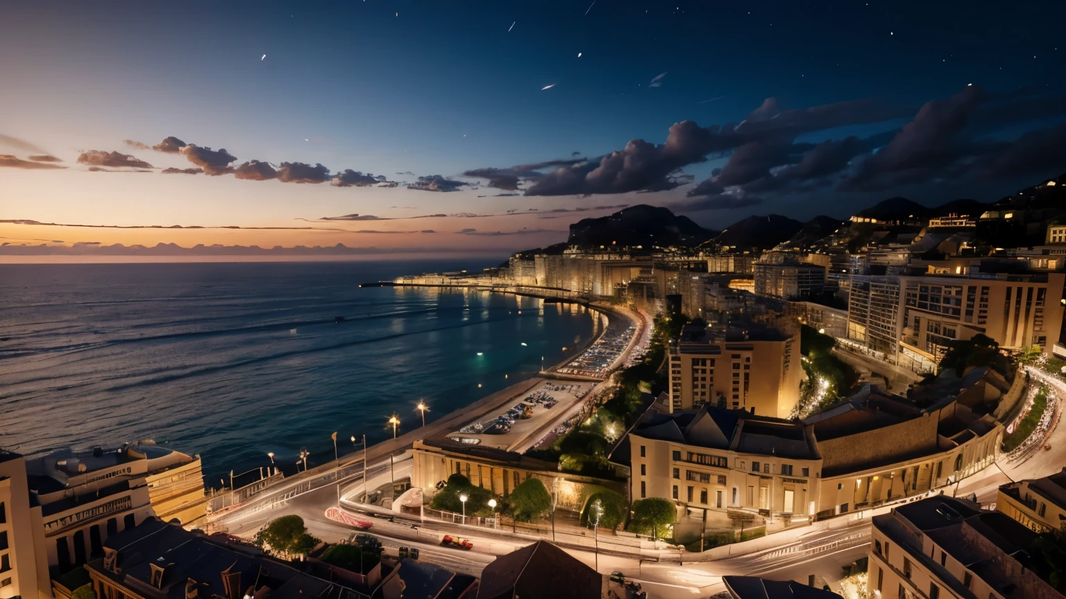 Monaco , place in the world , 4k , realistic , sharp detail , good lighting , stunning ,