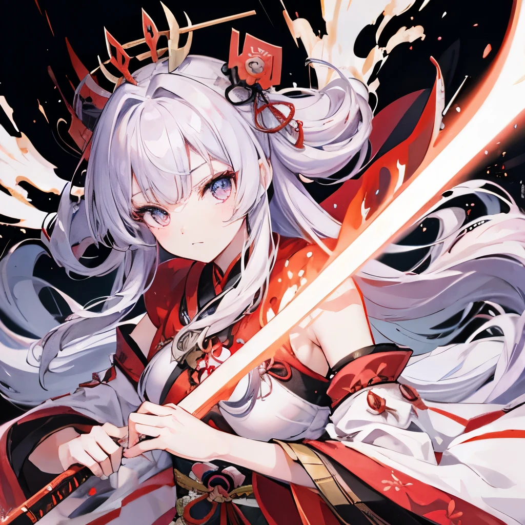 Heian aristocratic girl strong in battle with Heian weapons Weapon aura with over 1000 strongest absolute forms
cute