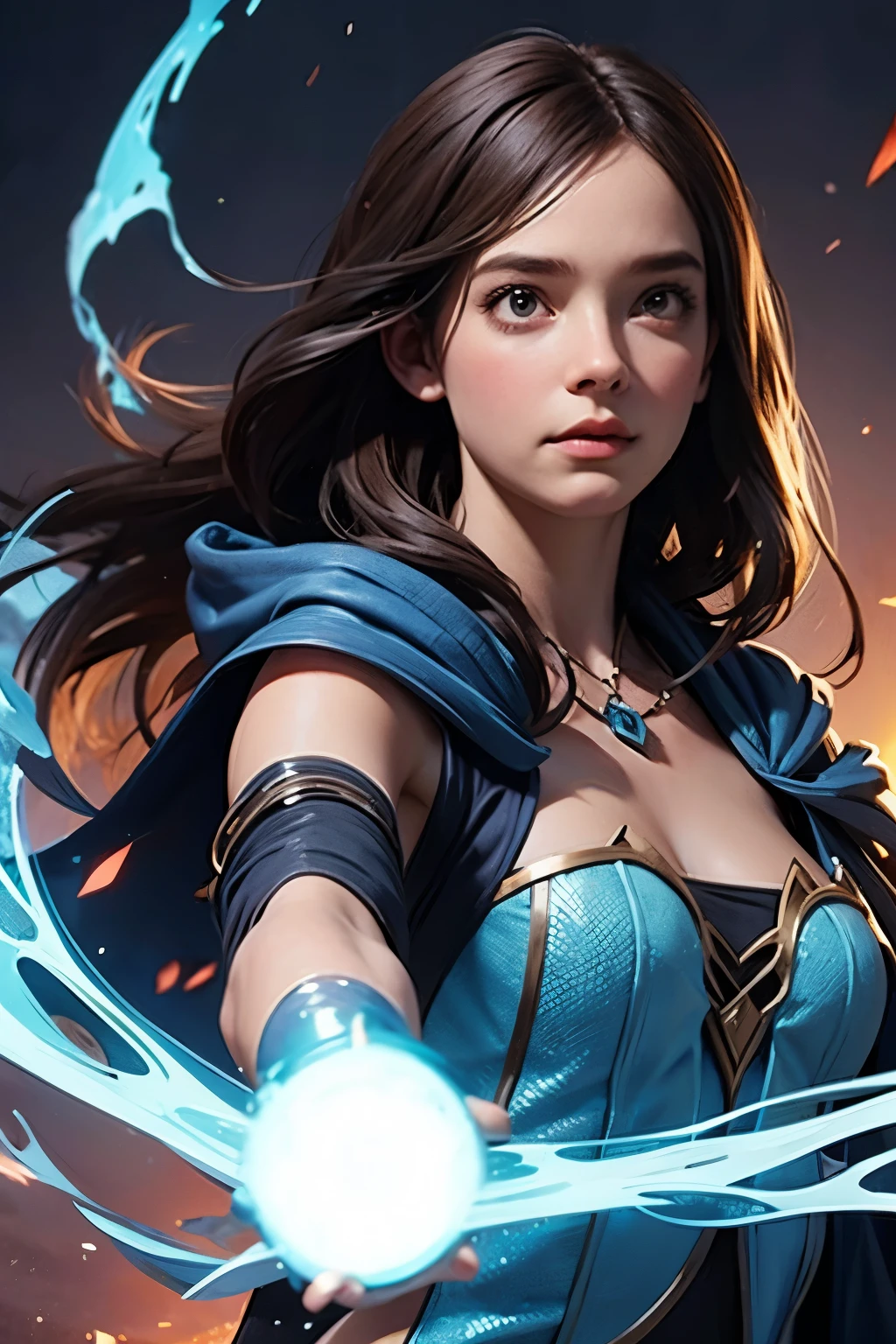 cute sorceress girl