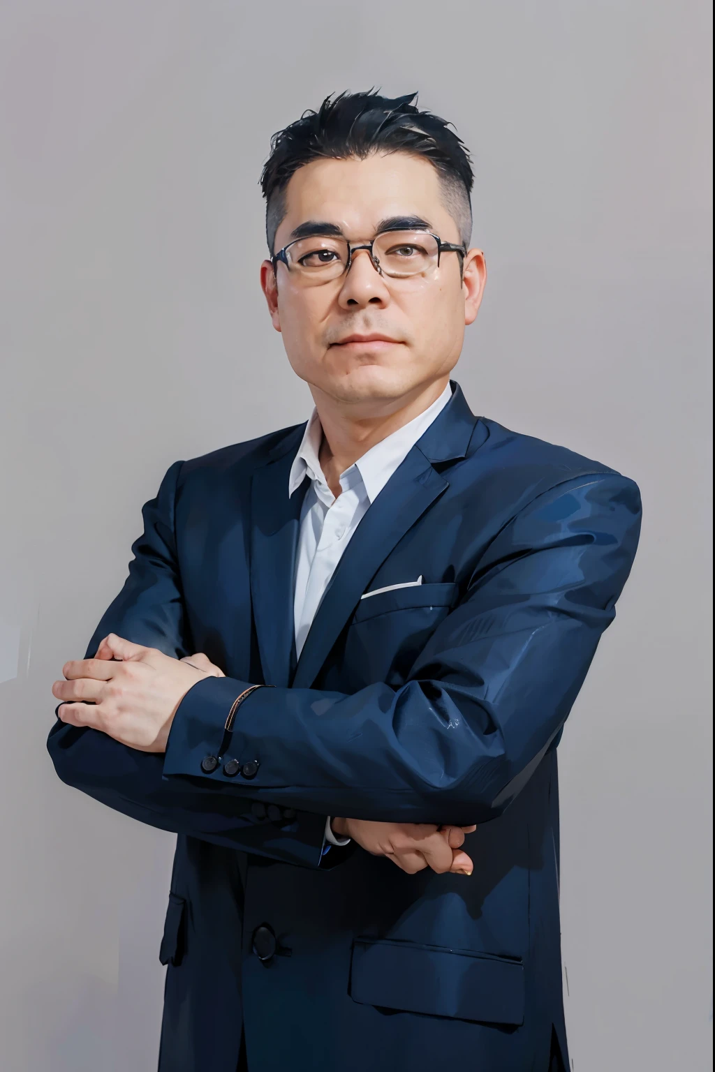 wear a suit、man wearing glasses, Slightly fat,先進的數位chibi藝術, Nendoroid style, live2d virtual YouTuber model, cartoon男孩, chibi风格, Anime style 3D, cartoon《chibi》, anime style characters, cartoon風格4K, wlop style sancred waters, official character art, from Arknights, anime characters,