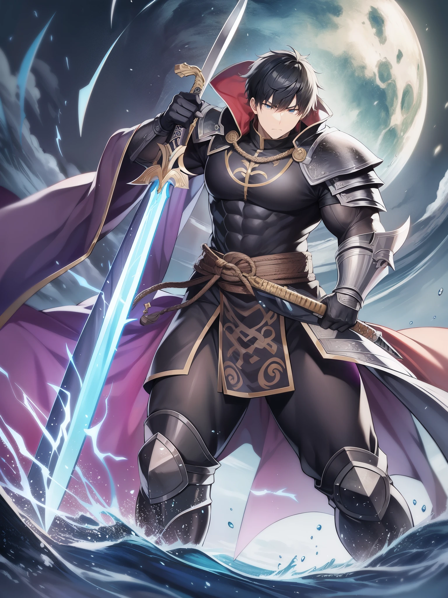 berserk、guts、Dragon Slayer、Demon-slaying knife、It was too big to be a sword.、big、thick、heavily、And it was too rough。It was just a piece of iron、black short hair、muscular body、black armor、giant sword「earth sword」or「Guin Saga」It is said that it was inspired by。（earth swordは山くらいの大きさ。） 「If there really was a person with a great sword, how much muscle would he need?、What action does it take when you shake it?」、It&#39;s a rough and rough weapon, but、It is also a first-class sword.、The sharpness is excellent。Size, weight, durability, and destructive power that can kill a dragon、
