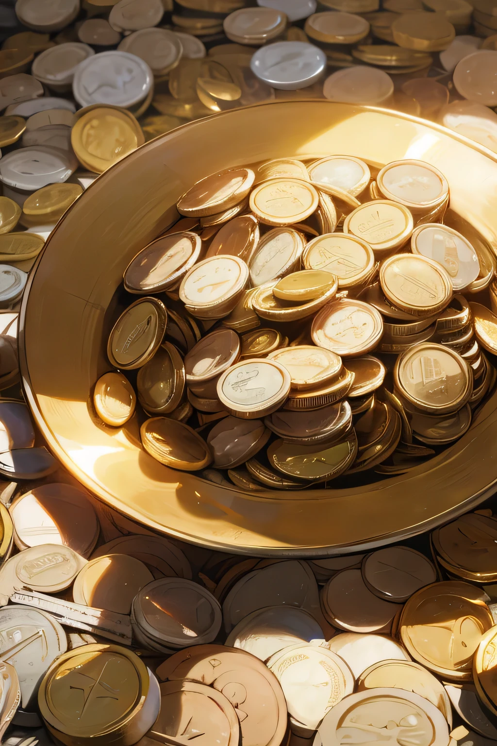 coins, a lot of coin, money, coin, flying coins, coins, money, bright, shiny
