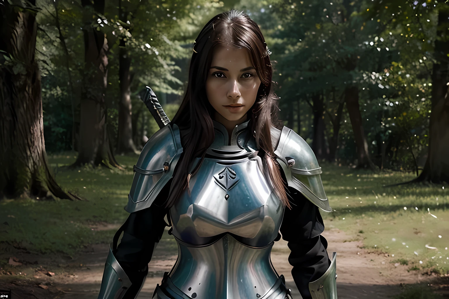 arafed woman in armor with sword and armor on a forest, armor girl, 2. 5 d cgi anime fantasy artwork, female warrior, fantasy paladin woman, bikini armor female knight, of a beautiful female knight, beautiful female knight, gorgeous female paladin, female knight, fantasy warrior, girl in knight armor, beautiful female warrior, female paladin, female armor
