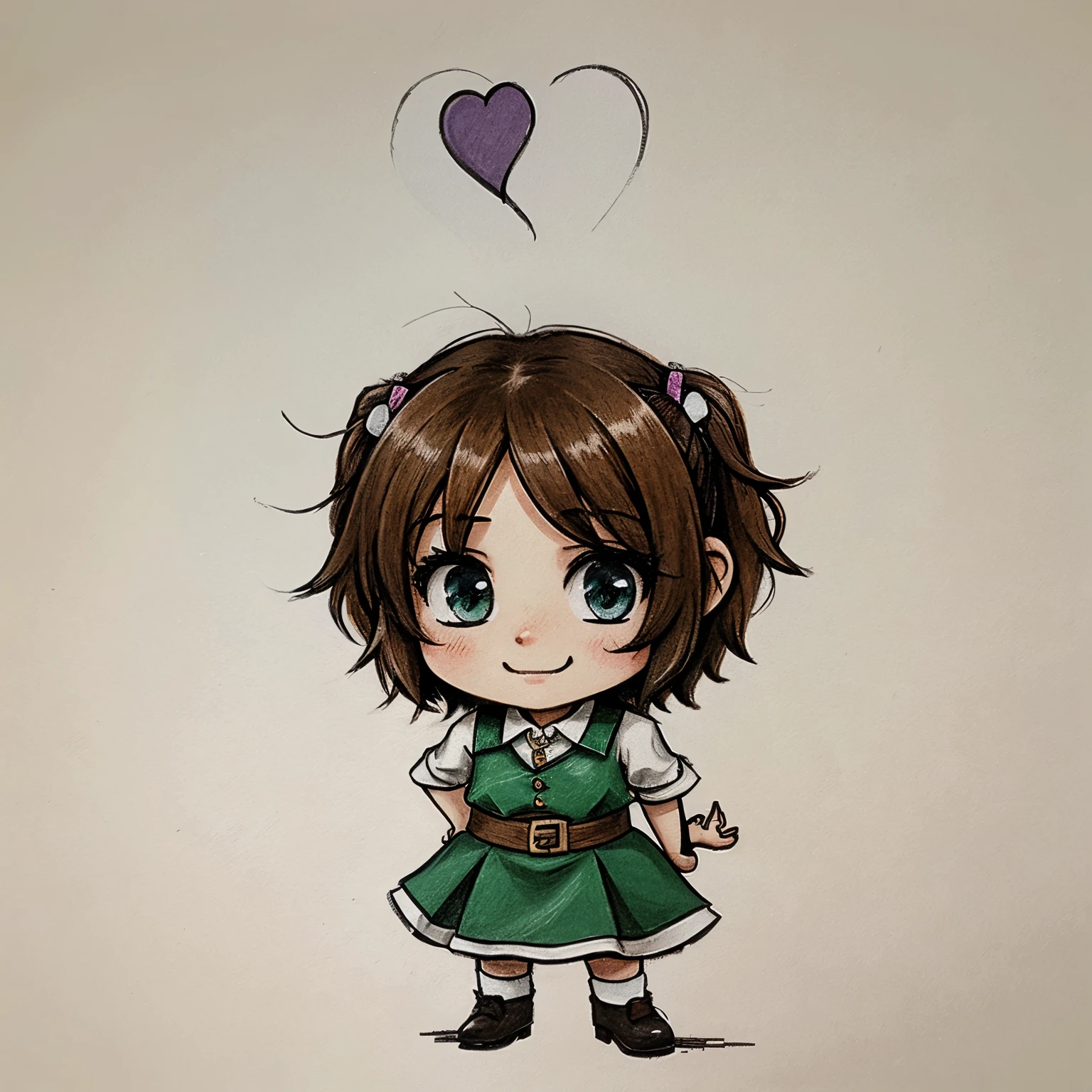 Dessin chibi leprechaune