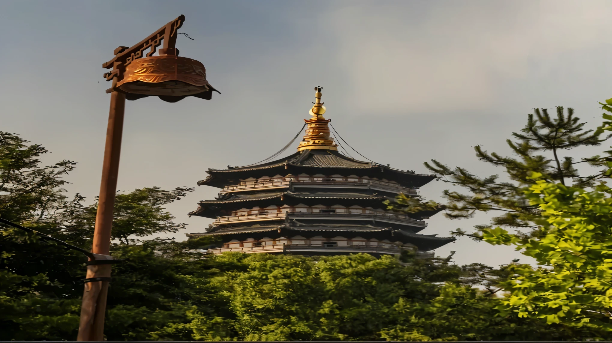 Nepalese Pagoda Temple Vector Icons