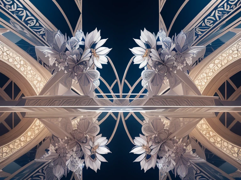 best quality,ultra-detailed,realistic,photorealistic:1.37,portraits,symmetrical composition,symmetric patterns,perfectly balanced,harmonious colors,epic lighting,meticulously detailed brushwork,symmetrical poses,symmetrical facial features,impeccable reflections,intricate symmetry,ornate detailing,symmetrical elements,flawless repetition,breathtaking precision,instantly captivating,boundless symmetry,mesmerizing artistic symmetry,symmetry in nature,serene symmetry,symmetrical beauty,geometric symmetry,refined symmetry,graceful symmetry,exquisite symmetry,faultless symmetry,elegant symmetry,harmonizing symmetry,balanced symmetry,synchronized symmetry,divine symmetry,flawless symmetry of the human form,perfectly symmetrical landscape,symmetrical objects,mesmerizing balance of symmetrical shapes,symmetrical reflection in water,symmetrically arranged flowers,perfectly mirrored composition,impeccable symmetry of architecture,balanced colors and tones,symmetrical framing,meticulous attention to symmetrical details