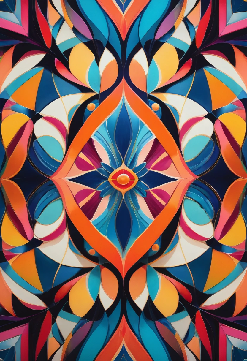 (bright, vibrant colors),(best quality, highres:1.2),(realistic,photorealistic),(symmetrical composition),(detailed patterns),(perfectly balanced shapes),(reflections),(harmonious symmetry),(intricate details),(precision),(clean lines),(geometric elements),(symmetrical lighting),(sharp focus),(crisp textures),(balanced color palette),(stylized realism),(masterpiece:1.2)