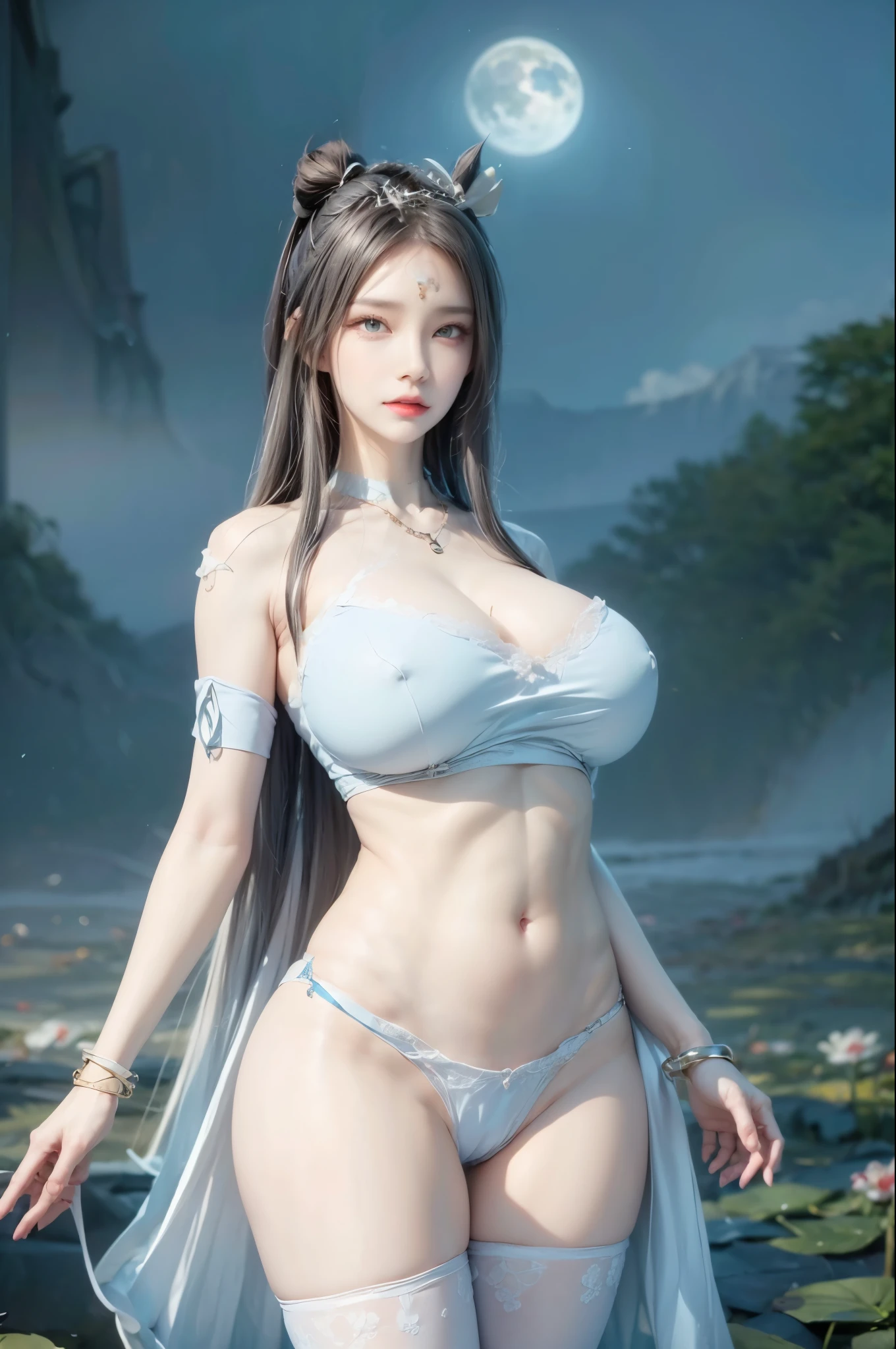 realistic, 1 women, best quality, 12k, Per HD, 1080p, wear Allstars shoes, long hair, big round breasts, cleavage, ponytail, necklace, jewelry, shorts, short jacket, slim hips, hair tie, yellow eyes, black hair, super detailed, Eye details, hair details, person details, mouth details, face details, breast details, clothes details, hair details, pants details, hand details, whole body
