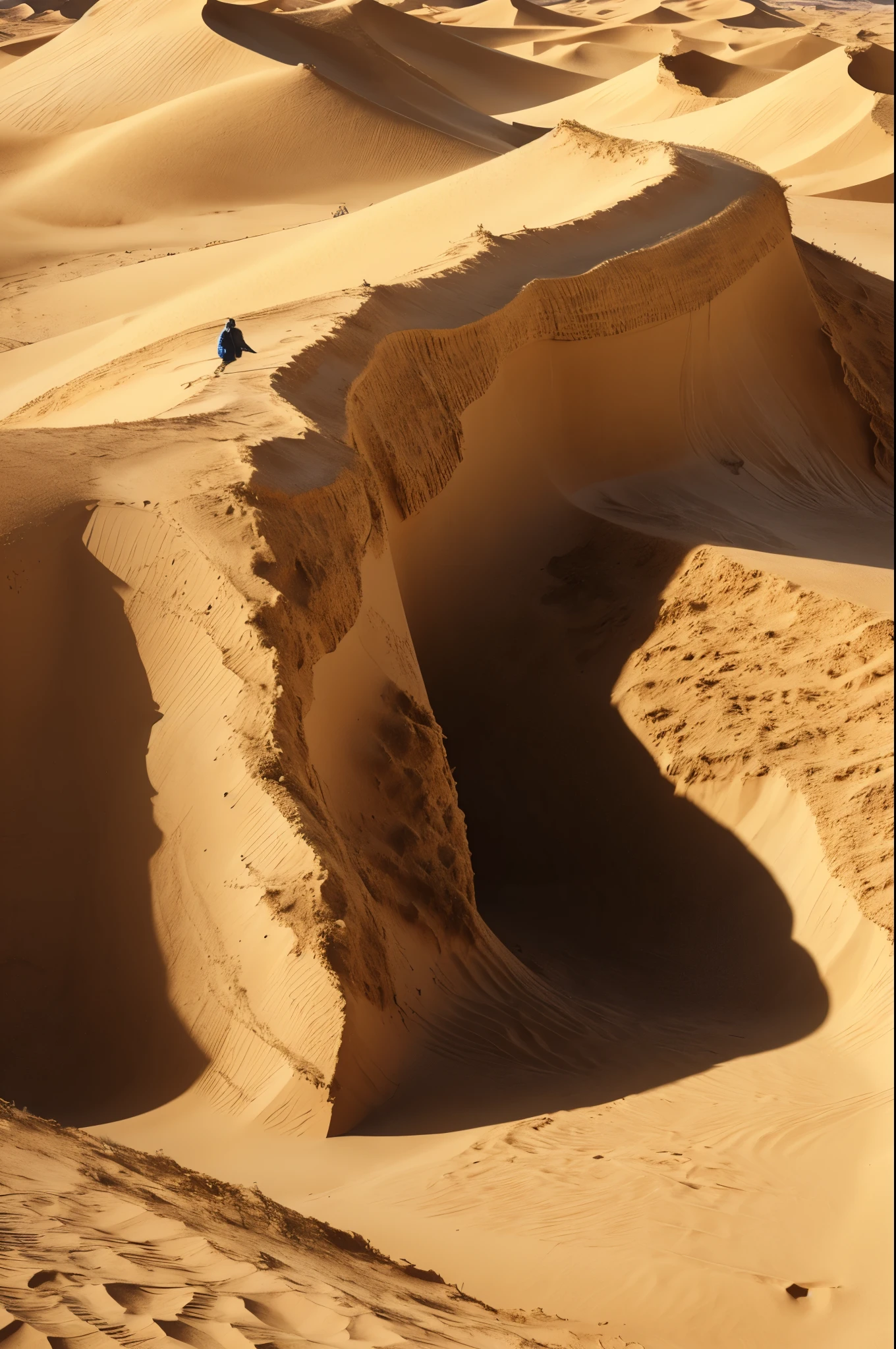 masterpiece, best quality, extremely detailed, hyperrealistic, photorealistic, desert, sand wall
