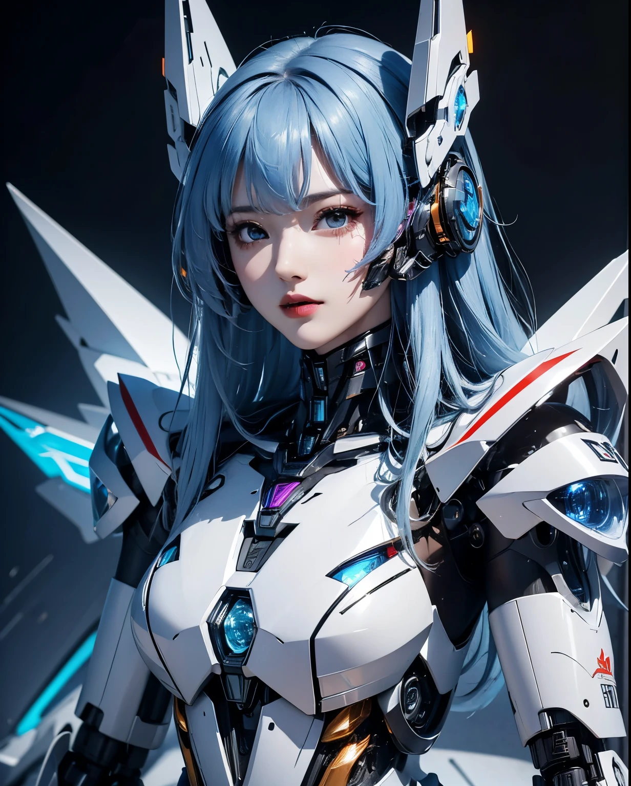 Super detailed, advanced details, high quality, 最high quality, High resolution, 1080p, hard disk, beautiful,(Arcee),beautifulサイボーグ女性,Mecha cyborg girl,battle mode,Mecha body girl, Woman warrior,front
