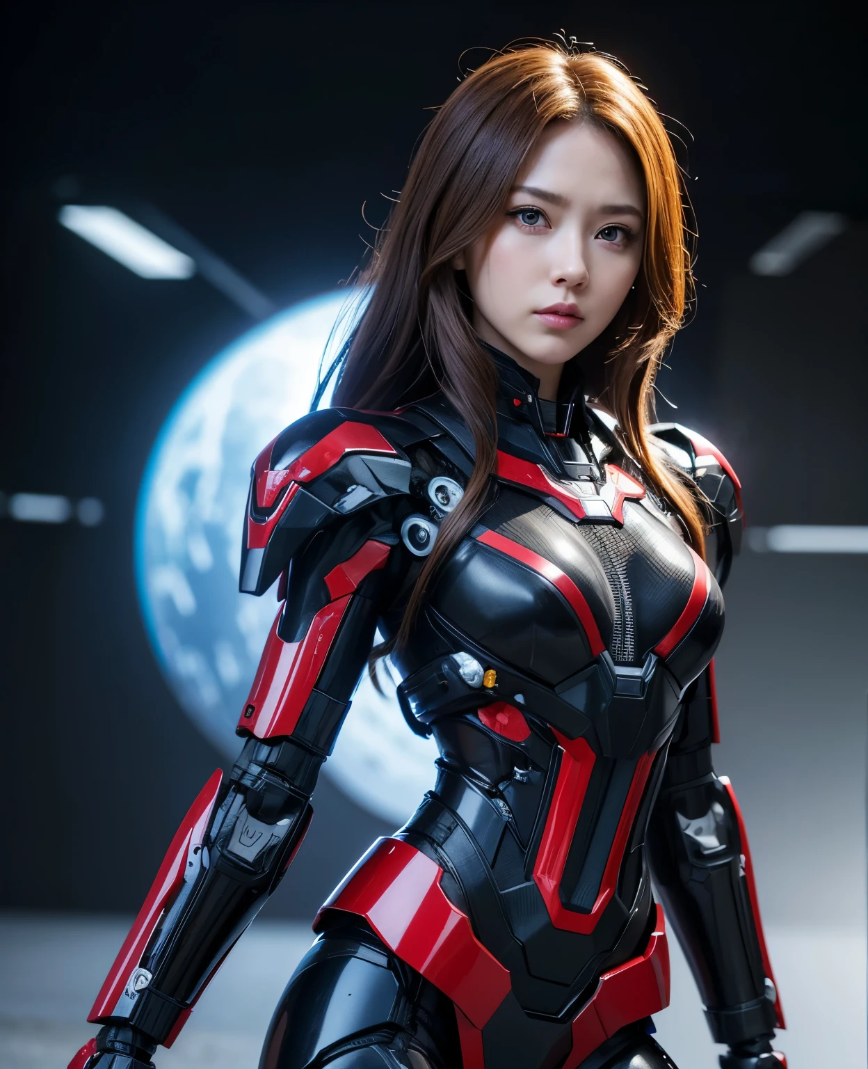 Super detailed, advanced details, high quality, 最high quality, High resolution, 1080p, hard disk, beautiful,(war machine),(black widow),beautifulサイボーグ女性,Mecha cyborg girl,battle mode,Mecha body girl,She is wearing a futuristic war machine weapon mecha,