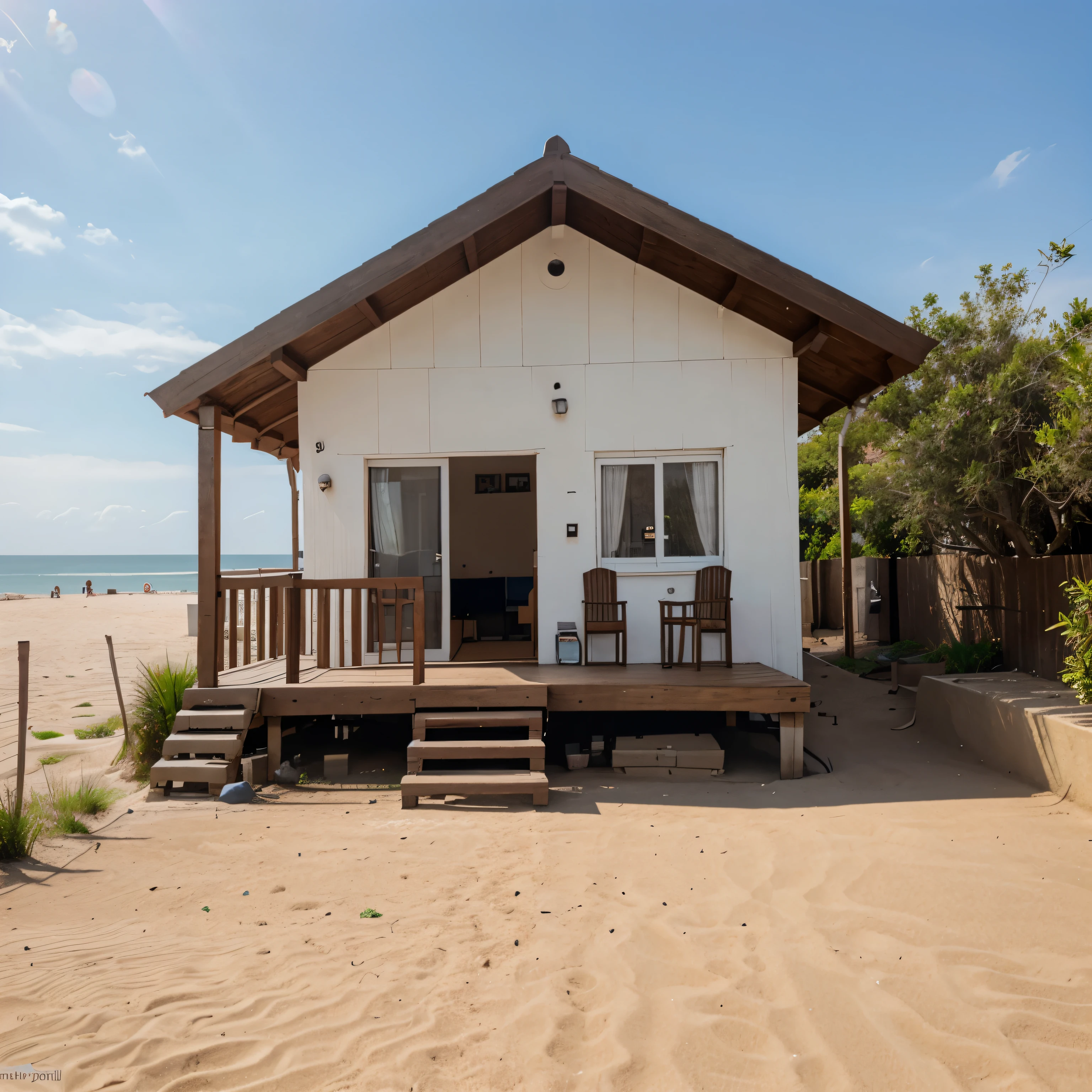 Chat gpt create a house near the beach
