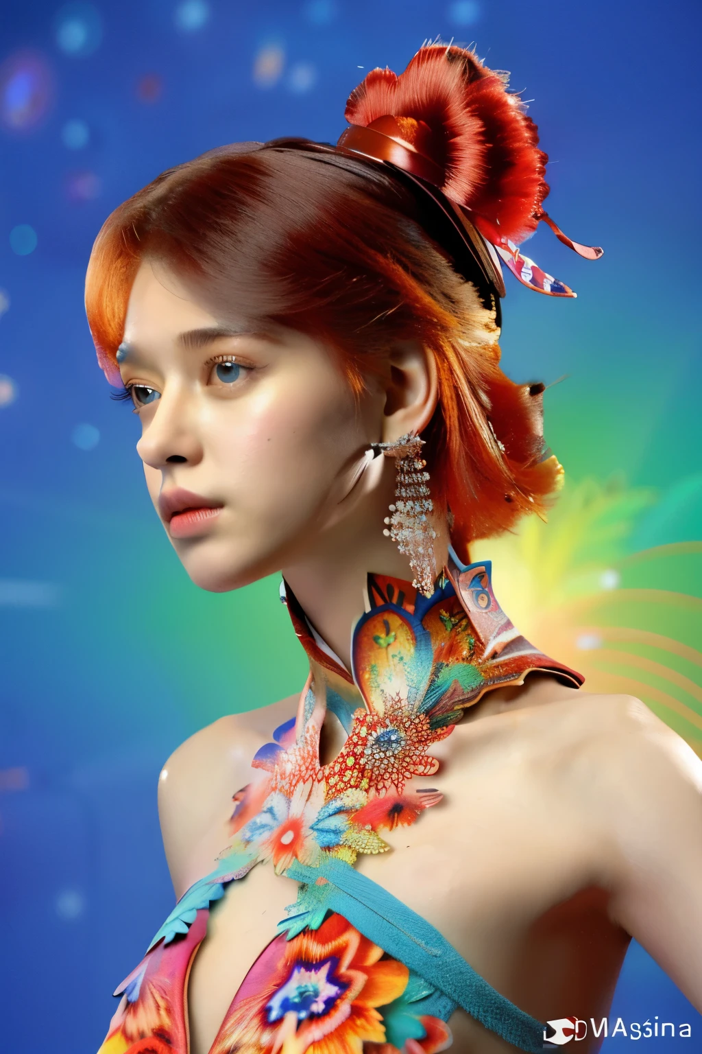 (masterpiece, highest quality, highest quality, official art, beautiful and aesthetic:1.2), (1 girl), very detailed,(fractal art:1.3),colorful,most detailed