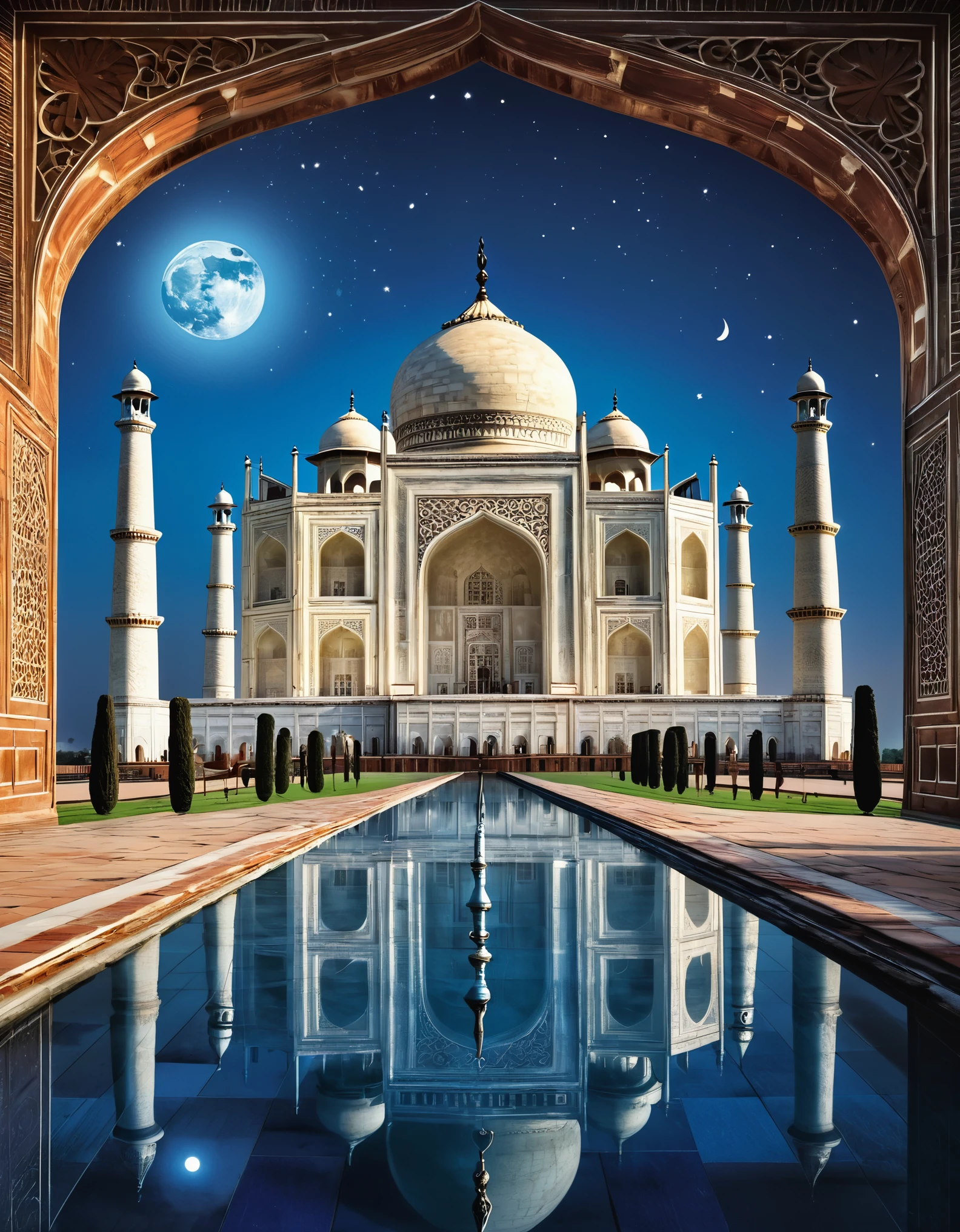 Black taj mahal