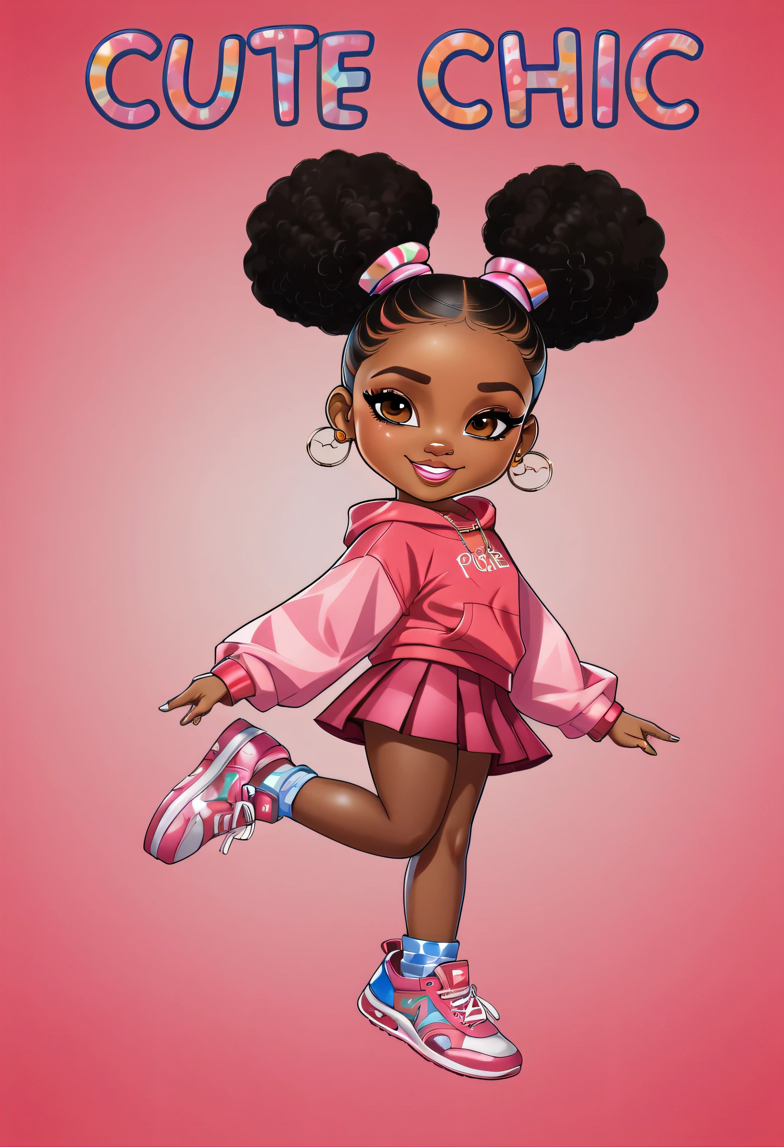 african and American cartoons characters, original designs, 1girl, jewelry, pants, bracelet, peace sign hand, earrings, dark skin, navel, hoop earrings, glasses, blue eyes, denim, jeans, dark-skinned female, afro, full body, lips, shirt, brown hair, standing, toes, toenails, sandals, print shirt, looking at viewer, big hair, shirt, gradient, curly hair, bangle, plain background, toenail polish, nail polish, t-shirt, very dark skin,
