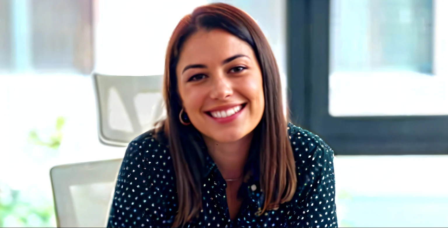 arafed woman sitting at a table with a laptop and a cup of coffee, photo of a woman, corinne day, smiling young woman, smiling woman, photo of young woman, violet myers, headshot profile picture, medium head to shoulder shot, julia sarda, christina kritkou, profile image, alanis guillen, ana de la reguera portrait
