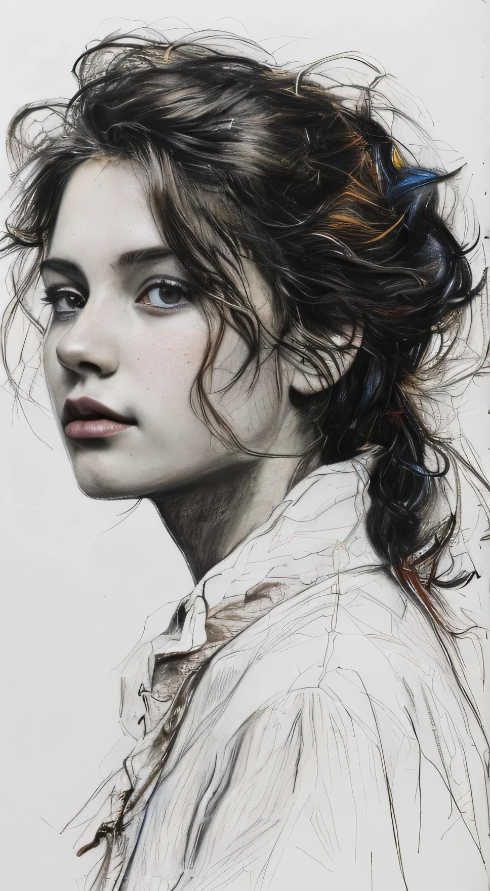 color pencil sketch