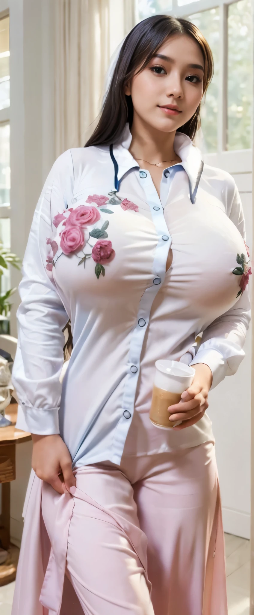 Hyper realistic, Beautiful, cute Face, 18 Years old russian lolita Girl, (wearing hijab), Detailed sexy seethru light blue lace kebaya dress, open breast, breast out, nude, nipples, small Rounded Breast, luxury necklace, White Skin, Dark City Background, mid shot, upper body, Perfect Potrait, Bokeh Effect, Look at Viewer, Armpit, Perfect Eye, Perfect Hand, Perfect Finger, Bracelet, Ring, (small breast), ((adorable:1.2)), ((masterpiece:1.1)), ((bokeh:1.2)), (dynamic seducing pose), seductive smile, flirting eyes