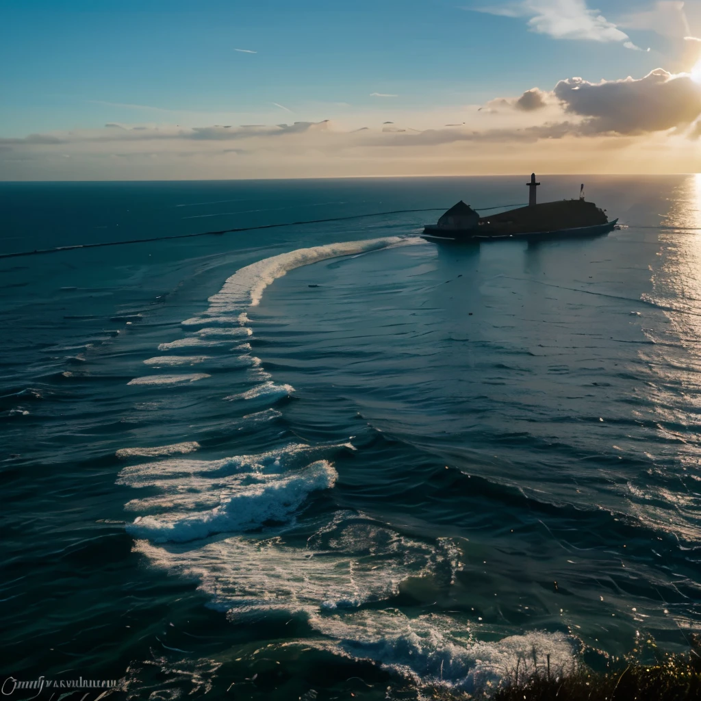 Sunshine day, ocean,