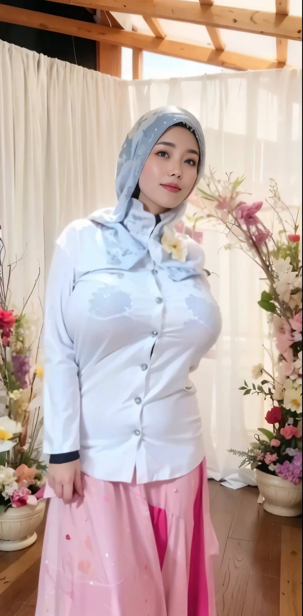 Big breast hijab