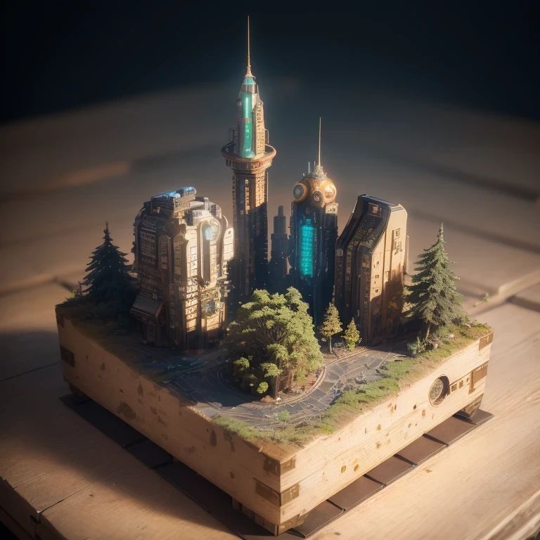 3598年Mars realistic model, (split ends, original photo, best quality, masterpiece:1.4),Steampunk Cyberpunk 6820 City,(CyberpunkMars light:1.3), Mars (related to land),(in a small nature box:1.3),Isometric, small nature, landscape on foundation,landscape,