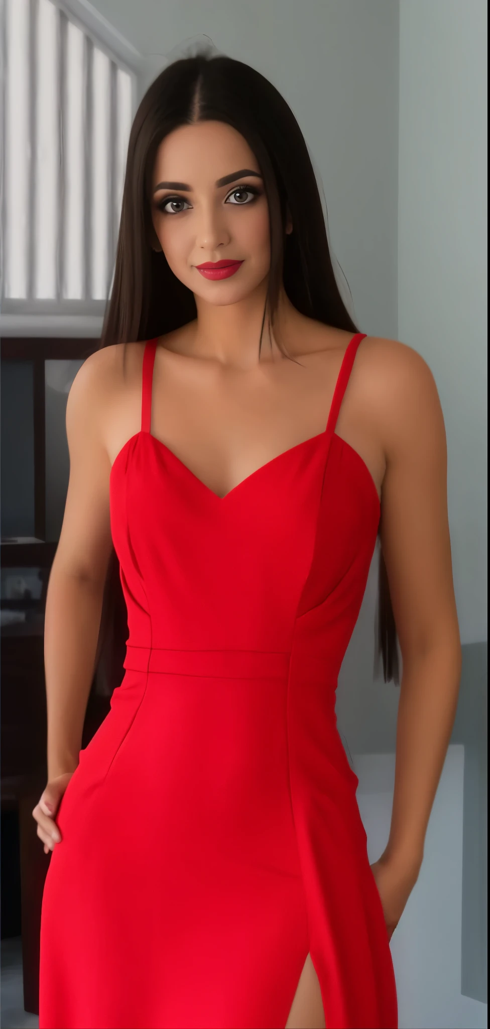 a close up of a woman in a Vestido vermelho posing for a picture, wearing Vestido vermelho, wearing a Vestido vermelho, in a Vestido vermelho, wearing a red sundress, Vestido vermelho, girl wears a Vestido vermelho, sexy Vestido vermelho, vestindo uma roupa vermelha, Vestindo um cheongsam vermelho, vestindo traje vermelho, vestindo blusa vermelha, vestindo traje formal vermelho