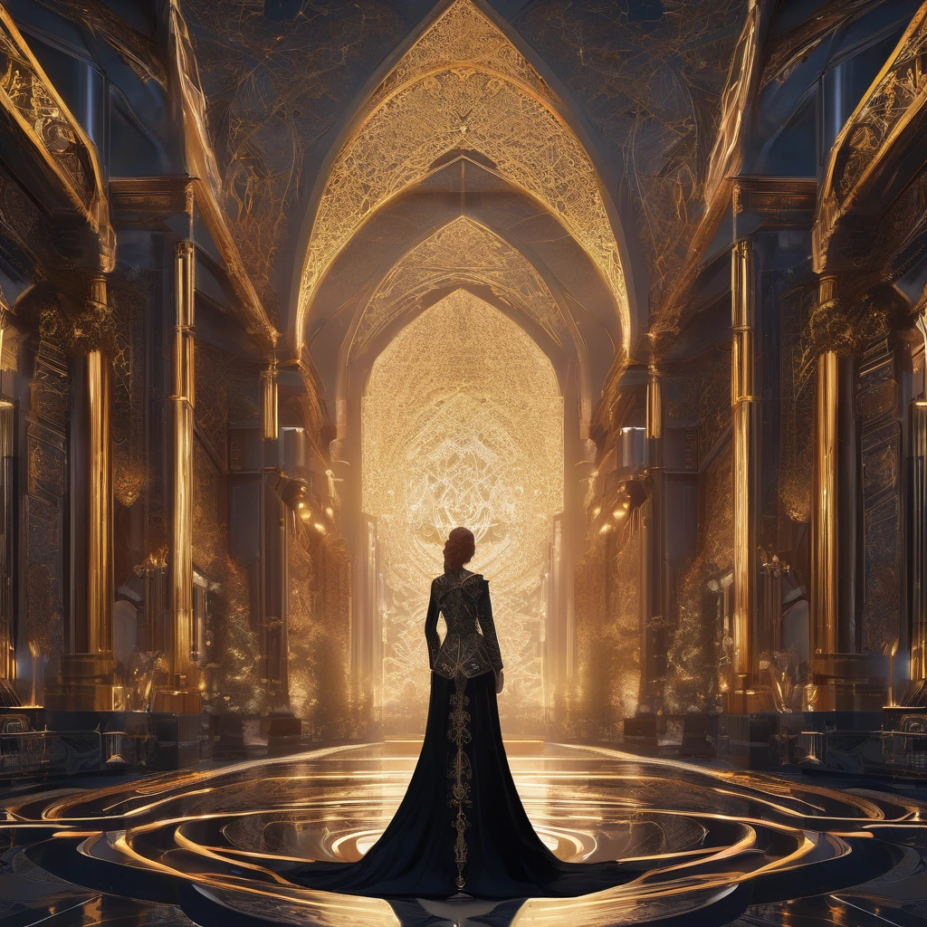 Symmetry, aesthetic, extremely detailed, symmetrical, Symmetry!! intense fanart of acotar protagonist as acotar protagonist, intricate, hyper detailed background, glowing lights!! highly detailed, digital painting, artstation, concept art, smooth, sharp focus, illustration, art by wlop, mars ravelo and greg rutkowski