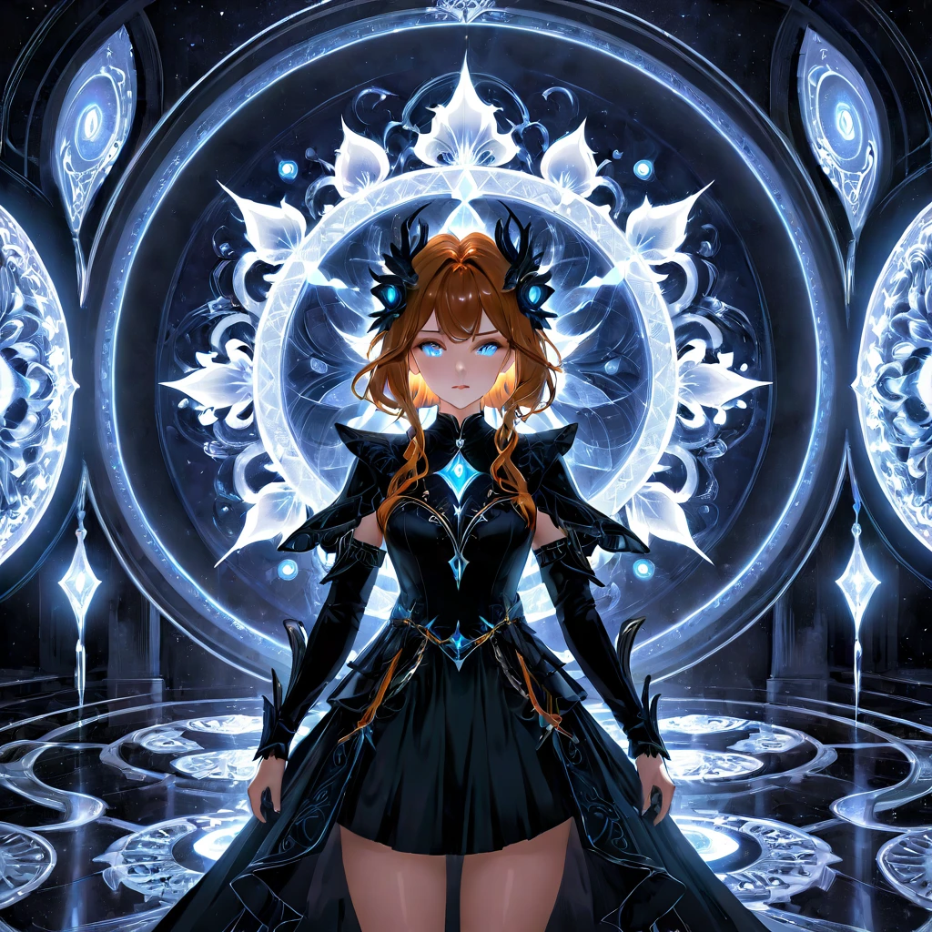 Symmetry, aesthetic, extremely detailed, symmetrical, Symmetry!! intense fanart of acotar protagonist as acotar protagonist, intricate, hyper detailed background, glowing lights!! highly detailed, digital painting, artstation, concept art, smooth, sharp focus, illustration, art by wlop, mars ravelo and greg rutkowski