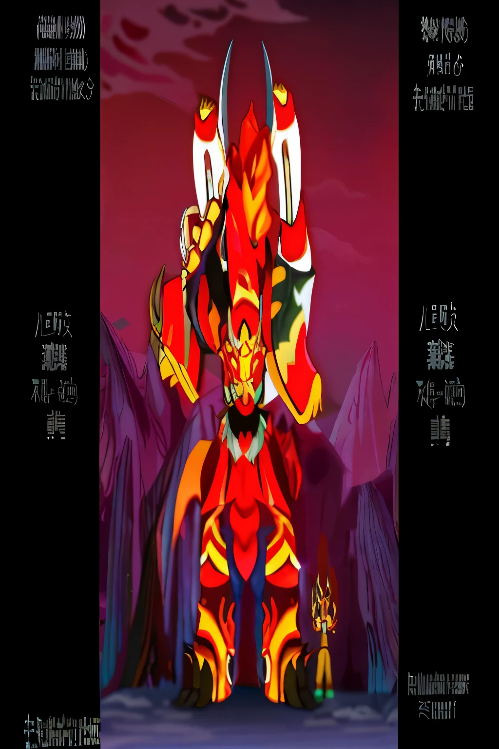 Ultimate Dragon King，The reincarnation of the ancient warrior dragon，Holds the artifact Yang Shen Bow，Yang Shen Arrow，Death Cannon，Lion King Destroyer Knife，Ultimate skill radiant fire strike，Tianyi Lion King Demon Breaking Fist，Dragon King Daligu fights fiercely with Fiery Black Hand，In the end, it was defeated，Last resort and Sagittarius Star Dragon，Lion Star Dragon Fusion，Obtain the incarnation of the ancient dragon god，Overwhelm the Fire Black Hand，一招Tianyi Lion King Demon Breaking Fist秒杀烈火黑手，The image of the Ultimate Martial Dragon is a figure wearing a general&#39;s armor.，Wearing a red cloak on the shoulders，Heroic and mighty，Domineering and exposed