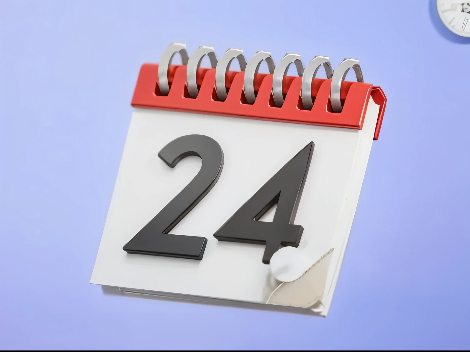 Number 24 calendar