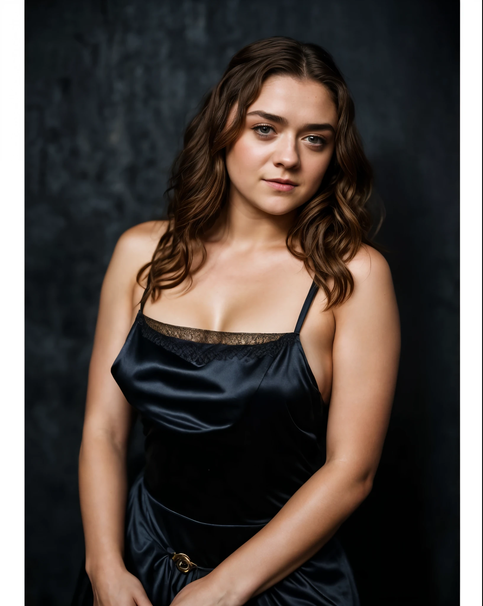 Foto RAW, Arya Stark, Extremely gorgeous lady, Arya Stark PLAYED BY MAISIE WILLIAMS, Queen Arya Stark, she  a mature woman now, milf, sexy mediaeval battle dress, gladiator woman, body, 40 years old Woman, Roman slave dress, cotton dress, busty mediaeval costumes, body revealing costumes, perky breast, big natural breast, erotic costumes, lusty physique, seductive figure can capture every people's attention, Game of thrones costumes, revealing captivating figure, Mediaeval costumes, revealing clothes, A tomboy, she would rather fence than dance, warrior queen , game of thrones screen caps, Game of Thrones Series, (pele altamente detalhada: 1.2), 8k UHD, DSLR, soft-lighting, alta qualidade, grain of film, Fujifilm XT3, flawless picture, highly detailed, detailed Beauty, intricate, 32k, sharp picture,