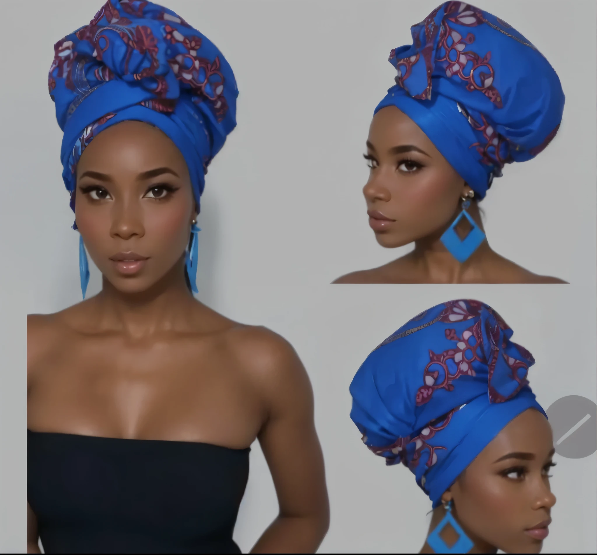 a close up of a woman wearing a white head wrap, ornate turban, head scarf, african queen, turban, covered!! hair, african princess, wearing a head scarf, covered head, (vines), wearing a turban, stunning african princess, headpiecehigh quality, african, inspired by Makoto Aida, black african princess, traditional beauty