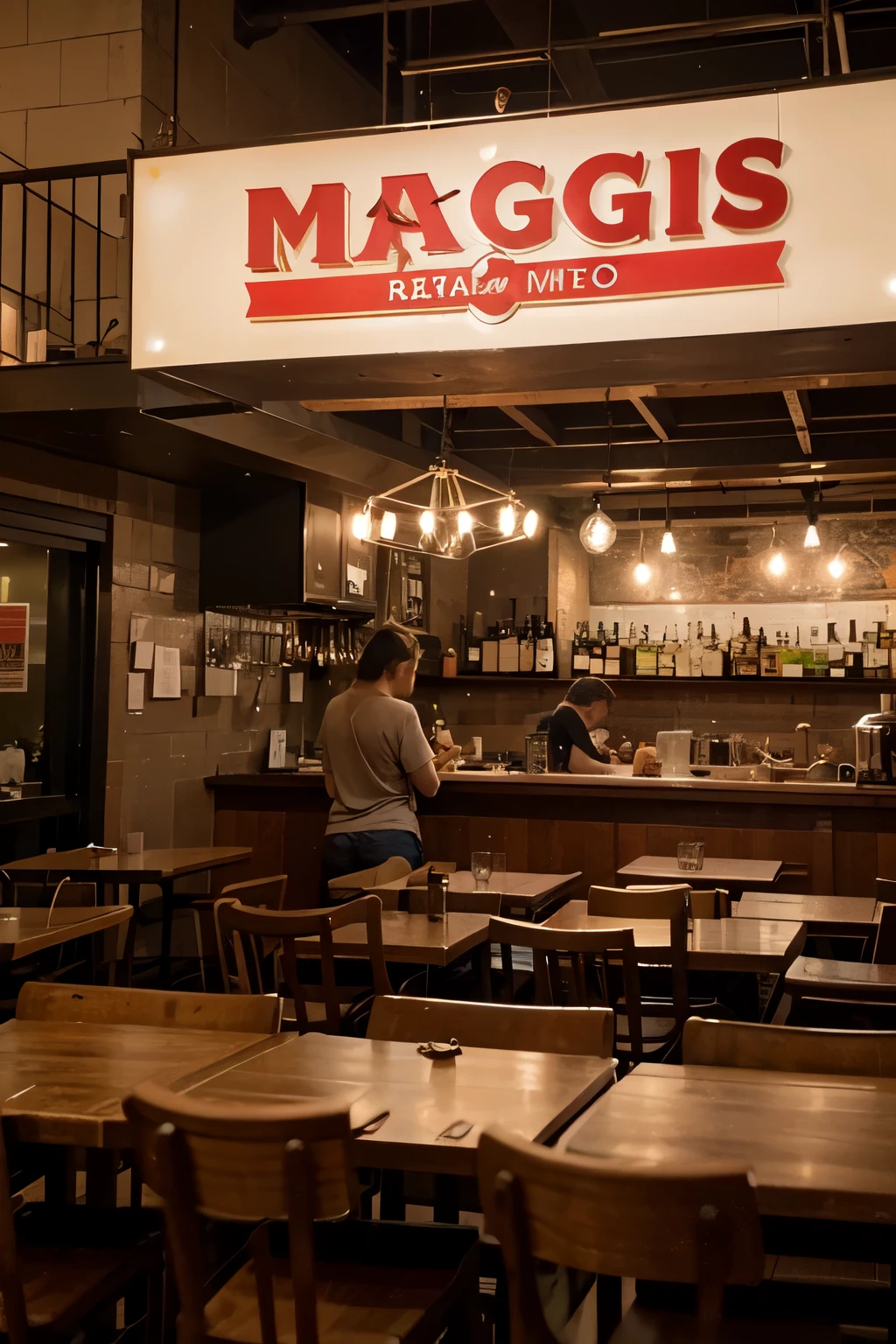 Restaurante mixto, churrasqueria, Hamburguesas y comidas caseras en formato de logo con nombre jorledni