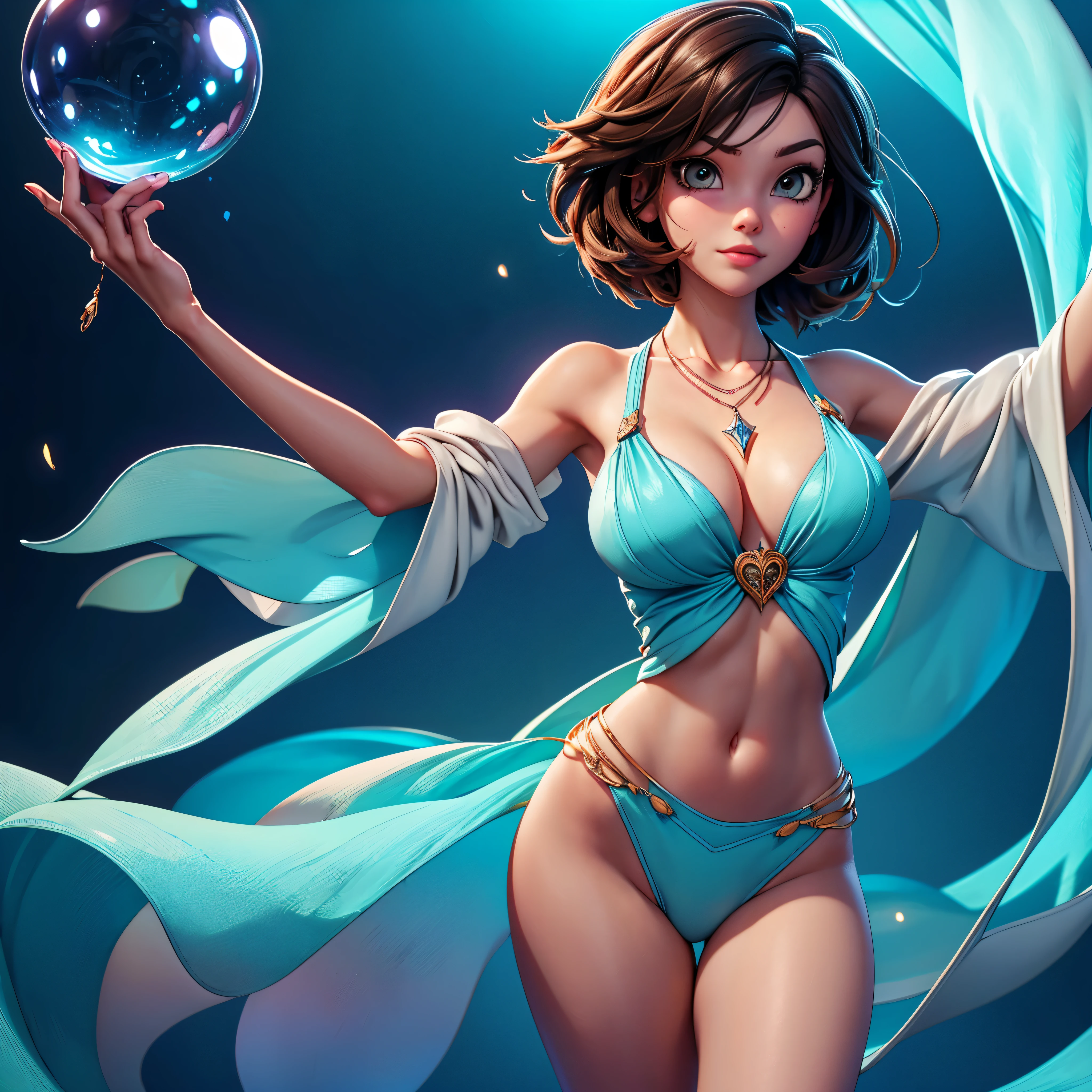 Bioshock sunken city, Elizabeth girl, flowing water, girl in a bubble, floating girl, ((UnrealEngine5 epic tmasterpiece, ultra best quality, detailed, ultra sharp focus, ultra high-resolution, ultra high-definition, UHD, HDR, vibrant DSLR vivid colorful)), colorful lighting, Elizabeth skin epic brights eyes breasts silks macro ❤tattoo❤ eagle jewel Earth heart hearth cadena necklace gold turquoise lazuli breasts grenat pubic indigo hairy silks garnet sundrop agate, looking at viewer, reflection, transparent, mill, varies multi etc. --v6 --s1000 --c20 --q5 --chaos100