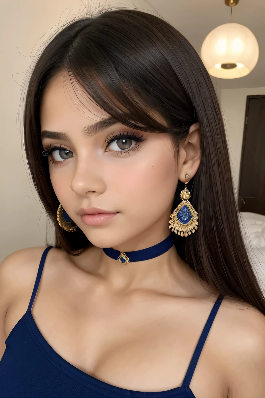 Femenino (()), cabello ((largo, ondulado, Rosa)), ojos ((azul, big ojos)), ropa ((Ropa interior estampada)), Accesorioucho, collar de diamantes, horquilla)), pecho gigantesco, tetas grandes, oppai, casa clasica ((Techo)), cara seductora, escote, Mantones, labios rojos, Maquillaje audaz, Make eye contact with the camera.., Micro bikini, escote,、Los detalles del iris de la pupila son muy sorprendentes、Extremidades sin roturas.、Adolescente blanca、Boca naturalmente cerrada、Areola natural、natural 、ojos fijos、cuerpo natural、Slightly baby face、rostro femenino、cuerpo femenino、con cara redonda、a small face、cheeks softened on camera、cuerpo completosbian、Desapego、Rostro equilibrado、Estrabismo ligeramente interno、