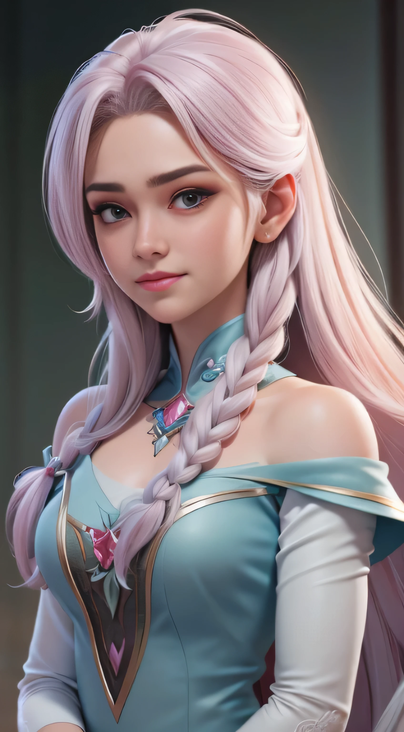 Elsa frozen Rose Quartz S.U fusion. Highly detailed CG unity 8k wallpaper, style shot, complex, high detail, dramatic, highest quality movie still image, very detailed, masterpiece, best quality, character design, Elsa, Elsa from Frozen, (( Dark style)), realistic ultra-detailed rendering style, natural light, sharp character design, (hard focus, 8k), (((natural skin texture))), 8k textures, soft cinematic lighting, adobe lightroom, dark room, hdr, Sophisticated, Elegant, Rich Detail, Sharp Focuilm Look) )), Soothing Tones, Detail Frenzy, Intricate Detail, Super Detail, Low Contrast, Soft Film Lighting, Dull Colors, Exposure Blending, HDR, Fade, 35mm, f/1.4, ISO64, f16, 25 sec.