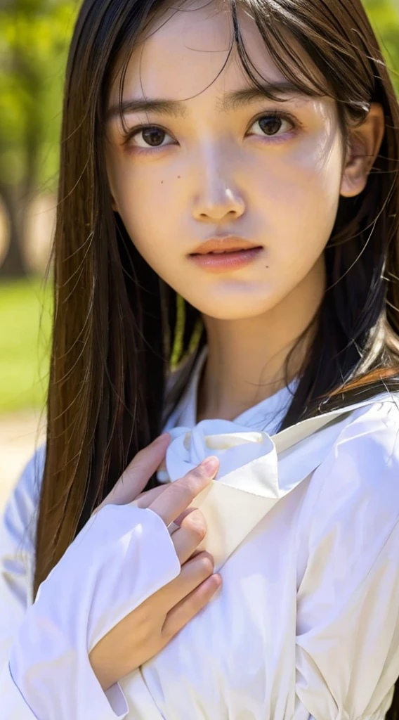 32K, highest quality, masterpiece, realistic, Super detailed,  photograph, HDR, 行photograph, High resolution, confused, smoother light, official art, Depth of written boundary, bright light,
close, thin, detailed face, anger, detailed and beautiful eyes, 19 years old Korean, cute, highest quality real texture skin,
nude,