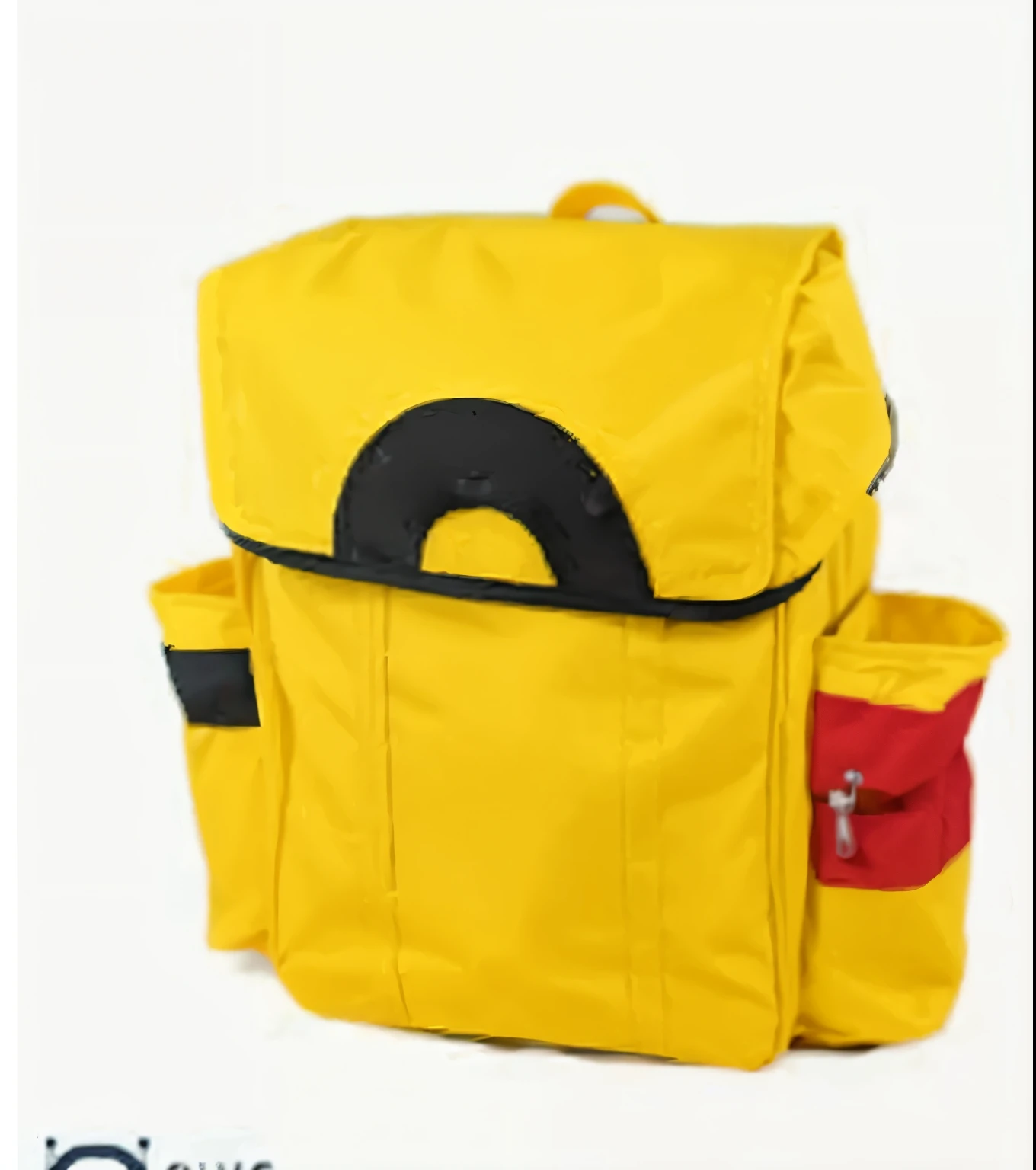 mochila roja con la mitad de una pokebola, quiero un icono