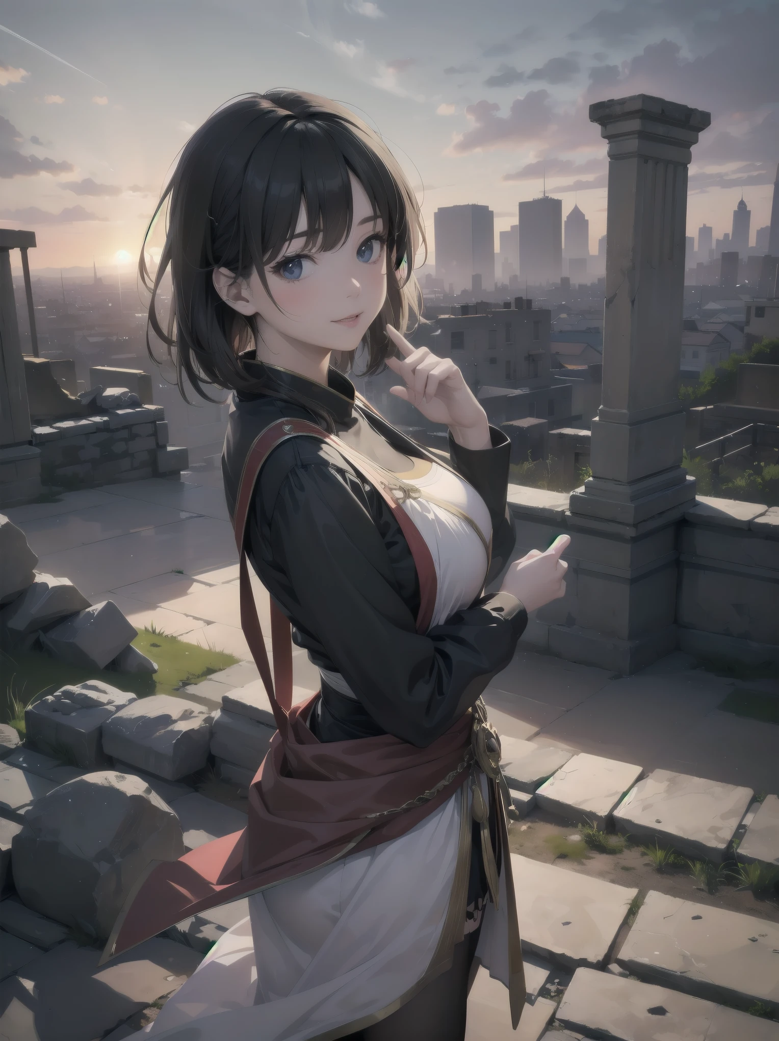 masterpiece ancient ruins:
A female explorer、Exploring ancient ruins under the sunset。She has a neat and beautiful face、Wearing clothes with realistic textures。her clever gesture、catch the audience's attention。The texture of the stone of the ruins and the artistic shading effect、It is part of this masterpiece。
A scene from a movie:
the main heroine、He plays an active role in dynamic action scenes.。she has perfect features、wearing brightly colored costumes。A magnificent landscape spreads out in the background、A scene from a movieを彩ります。
cute main heroine:
The main heroine is、She is a girl with a cute smile and big eyes.。She wears clothes with realistic textures、Artistic shadow effect appears on her face。Her neat atmosphere and clever gestures、will capture the reader's attention。